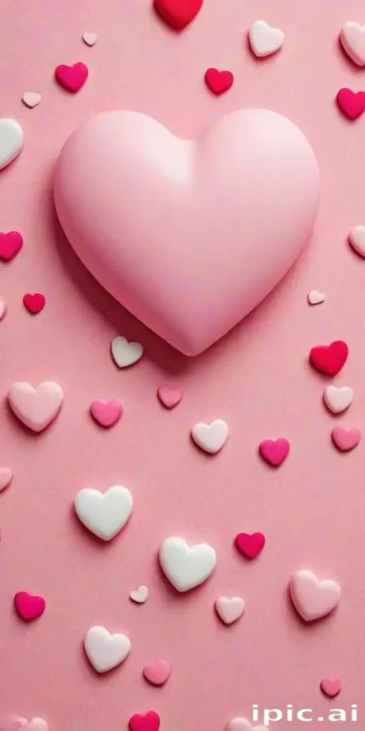 aesthetic pink valentines wallpaper