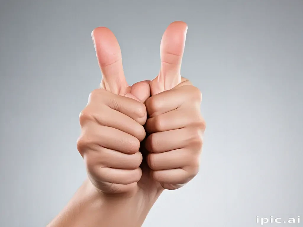 transparent thumbs up