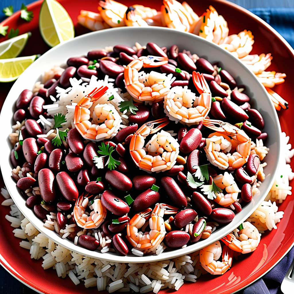 red beans and rice with shrimp