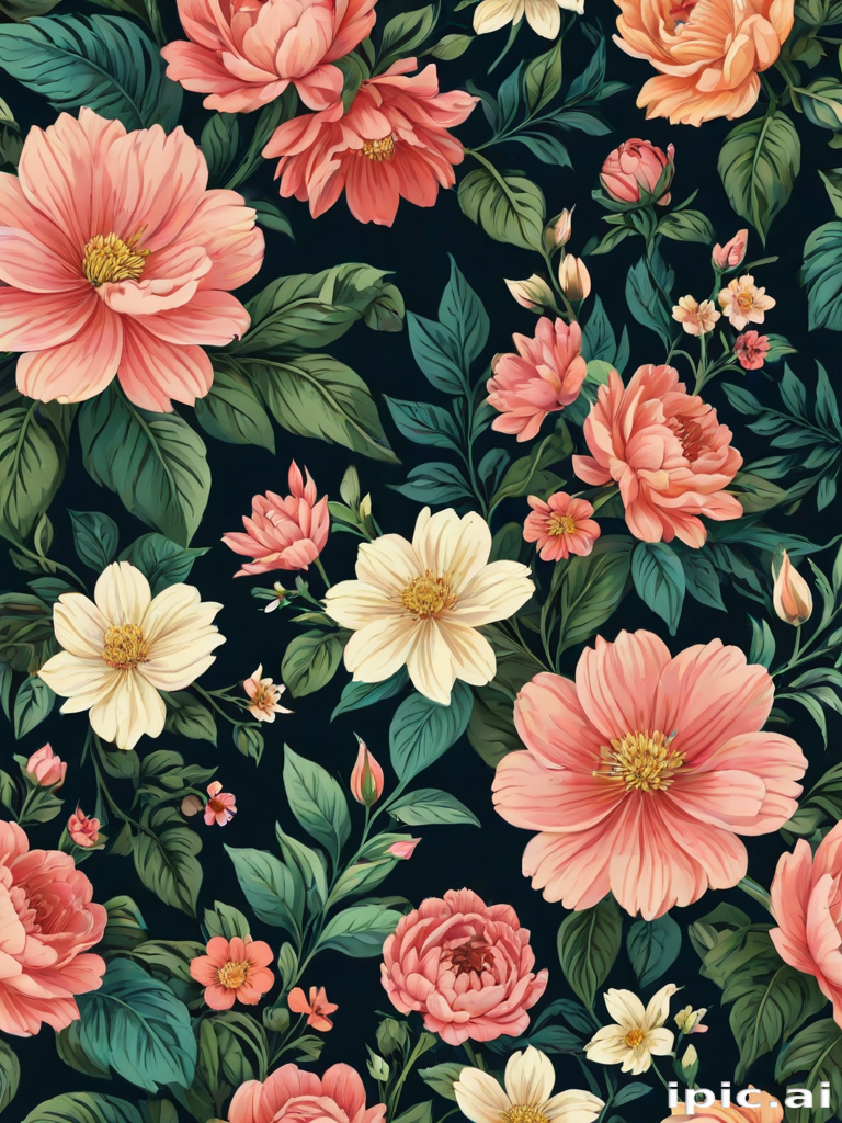 floral wallpaper phone