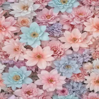 pastel aesthetic flower wallpaper