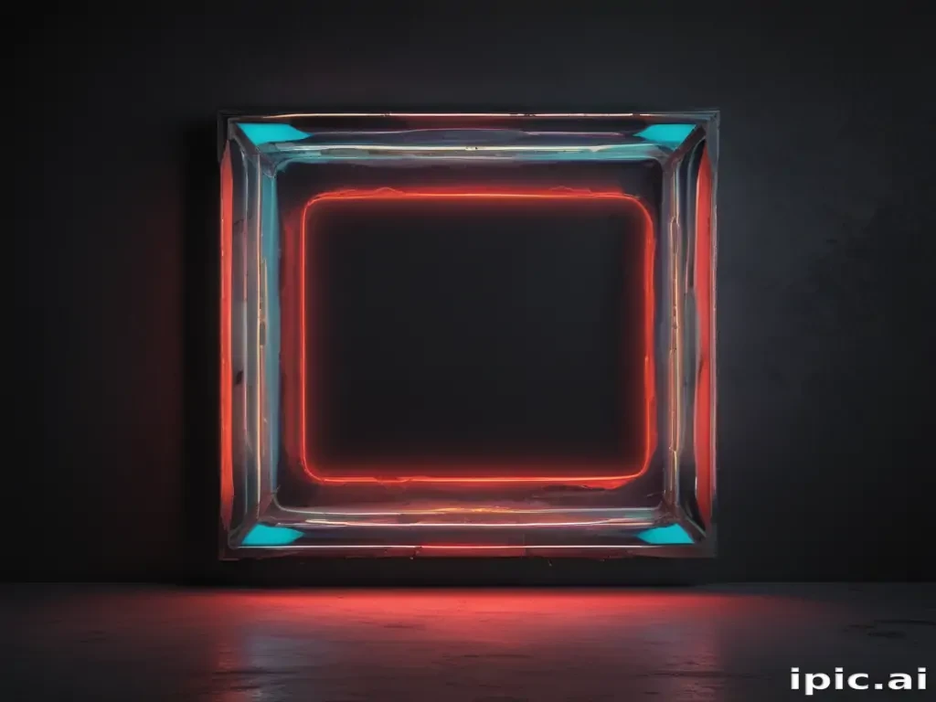 neon frame