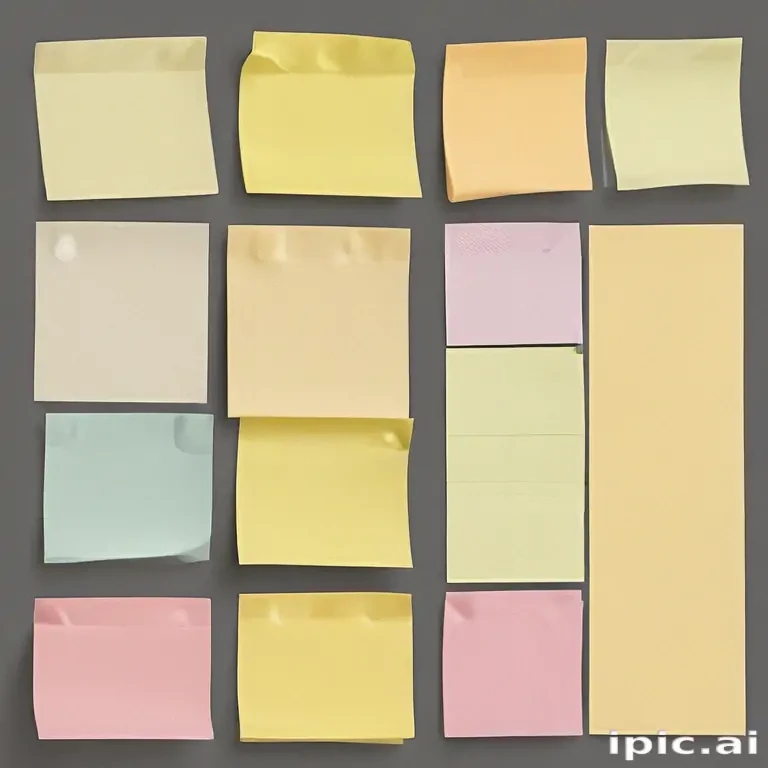 sticky notes png transparent