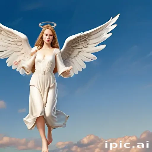 clipart of angels with wings