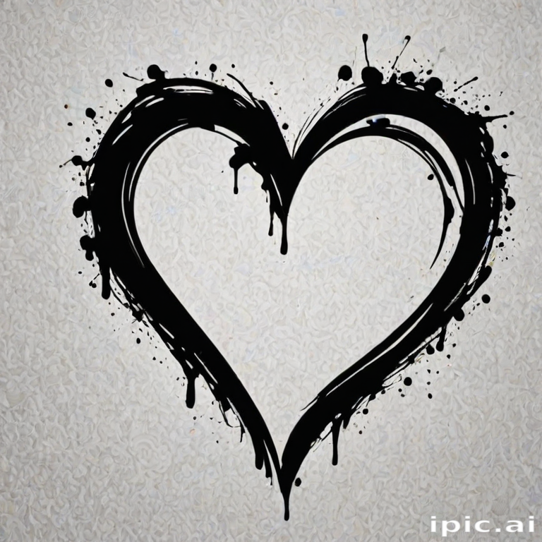 wallpaper black heart