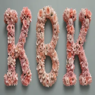 floral letters