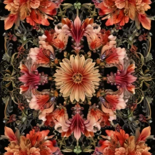 png border flower