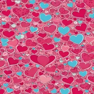 hearts wallpaper iphone