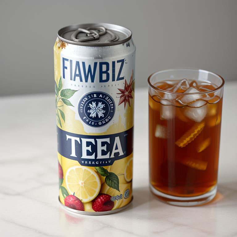 iced tea in a can