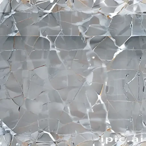 cracked glass transparent