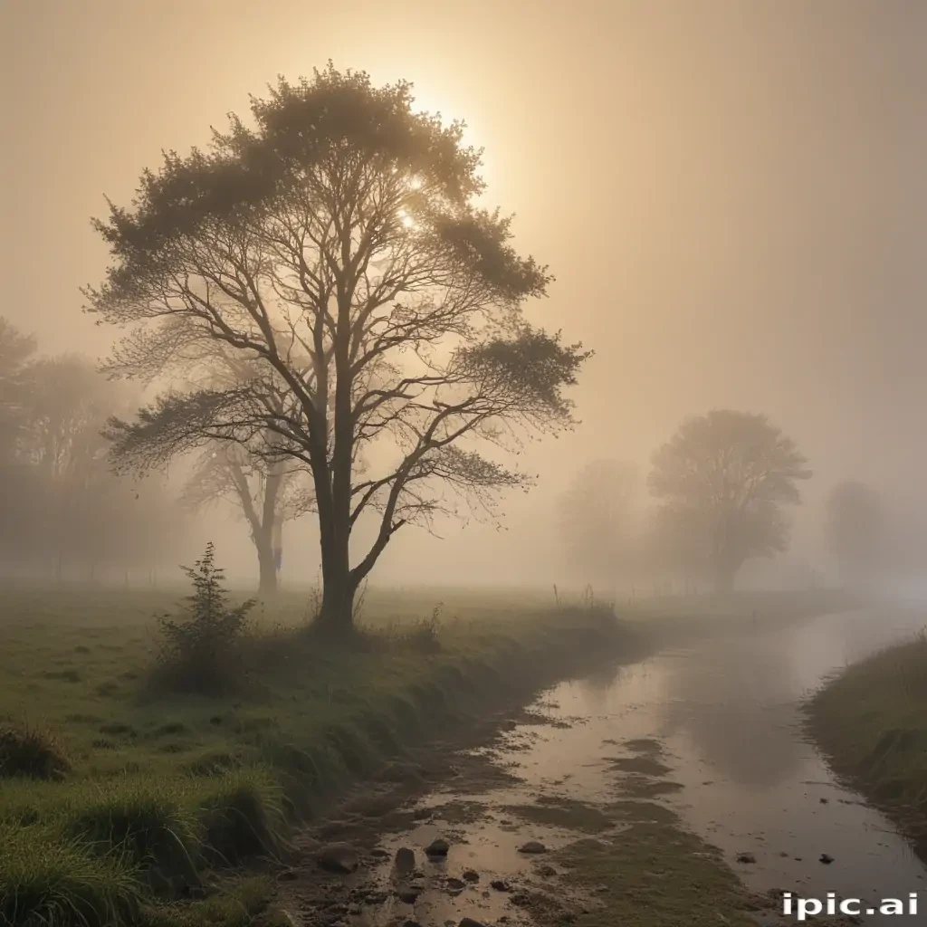 foggy background