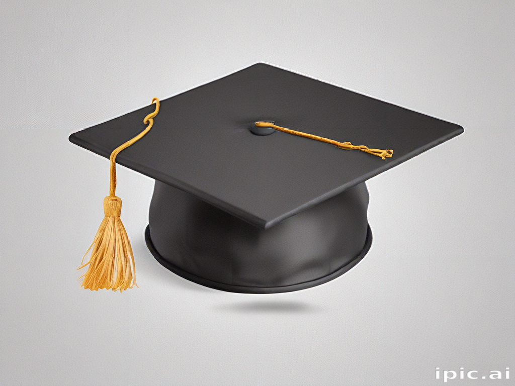 Celebrating Academic Achievement with a Classic Black Graduation Cap ...