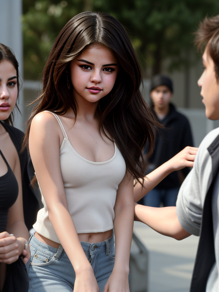 selena gomez first love