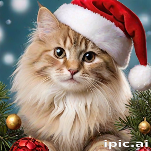 christmas images cats