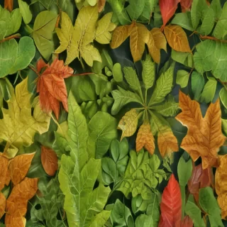leaves transparent