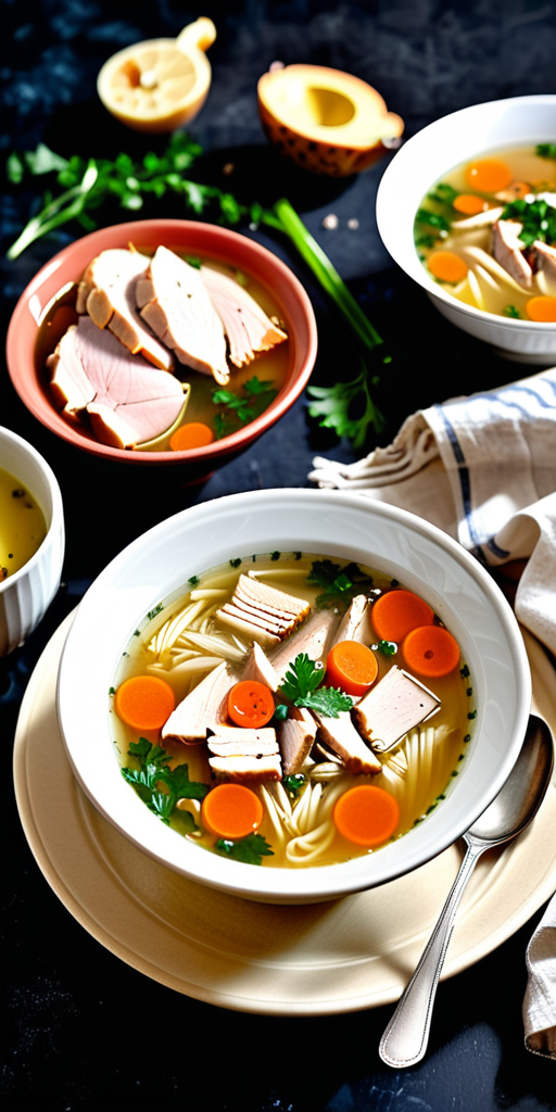 what goes good with chicken soup