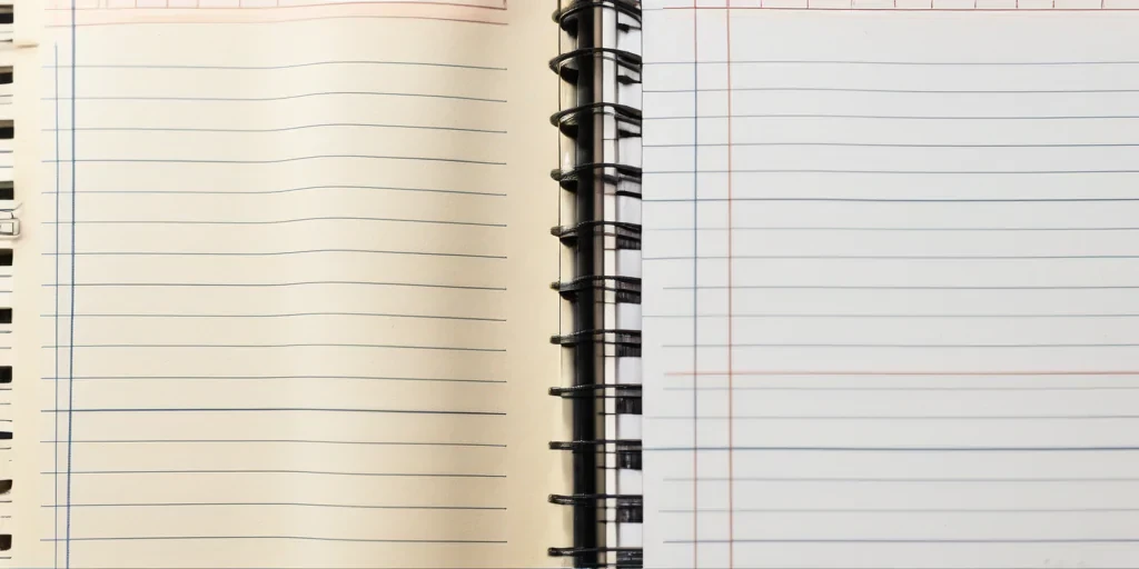 notebook page background