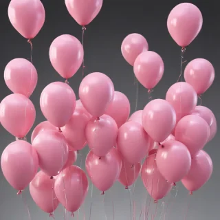 pink balloons png