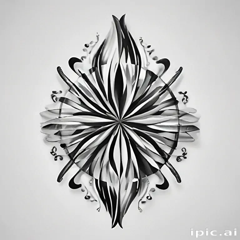 black and white png