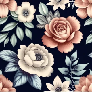 vintage floral png
