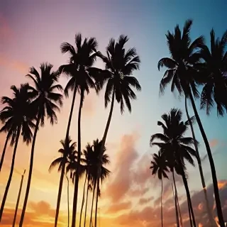 palm trees background