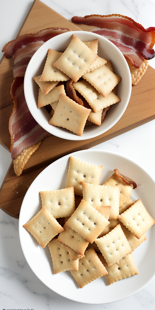 club crackers with bacon and brown sugar