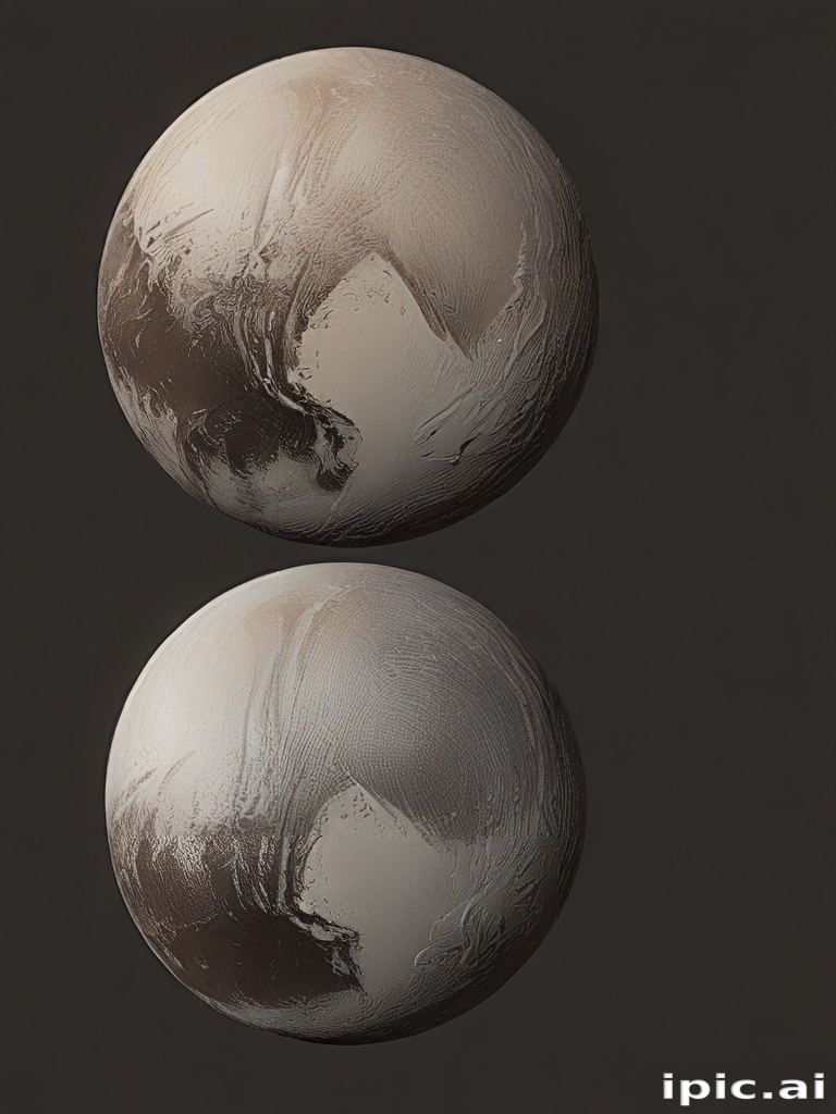 Stunning Visualization of Pluto's Surface Features and Atmospheric ...