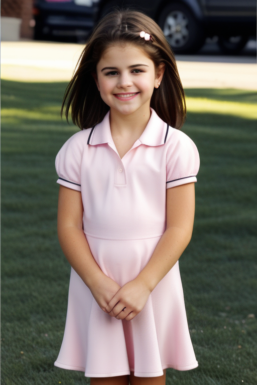 selena gomez when little
