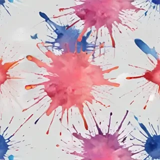 transparent paint splatter