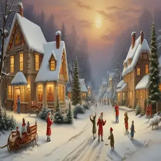 antique christmas images