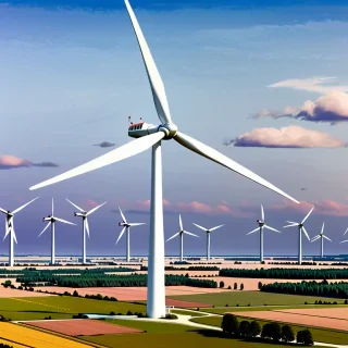 wind turbine png