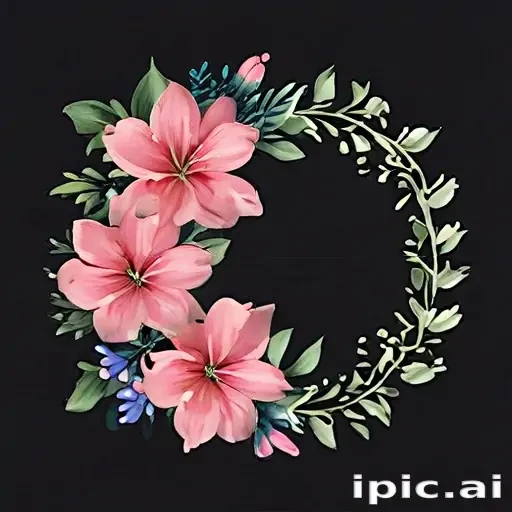 free flower border clipart