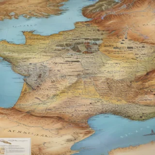 map of france