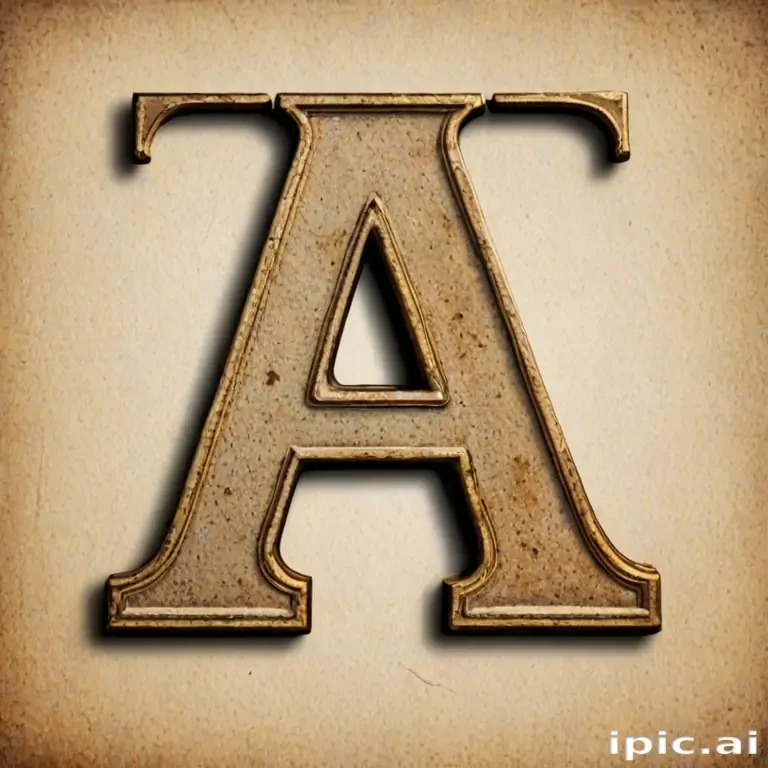 letter a png