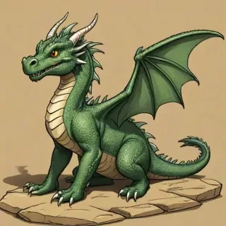 cartoon of a dragon
