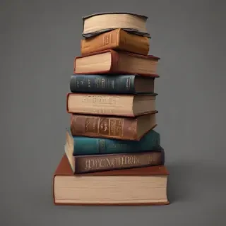 book stack png