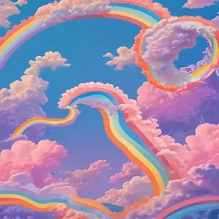 rainbow wallpaper aesthetic