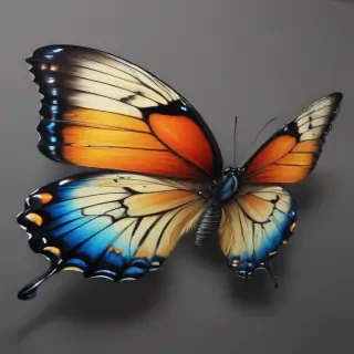 drawing butterfly
