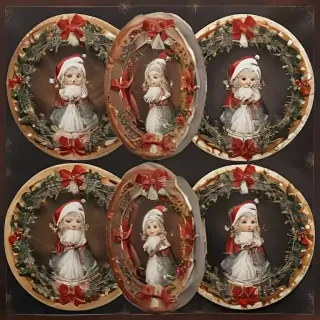 christmas back rounds