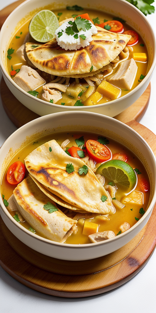 sopa de tortilla con pollo
