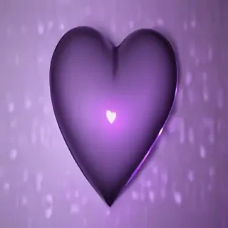 purple aesthetic heart