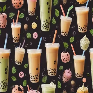 bubble tea background