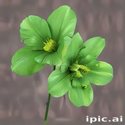 green flower png