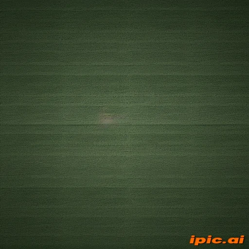 Aerial View of Lush Green Field with Subtle Texture Patterns and Depth.