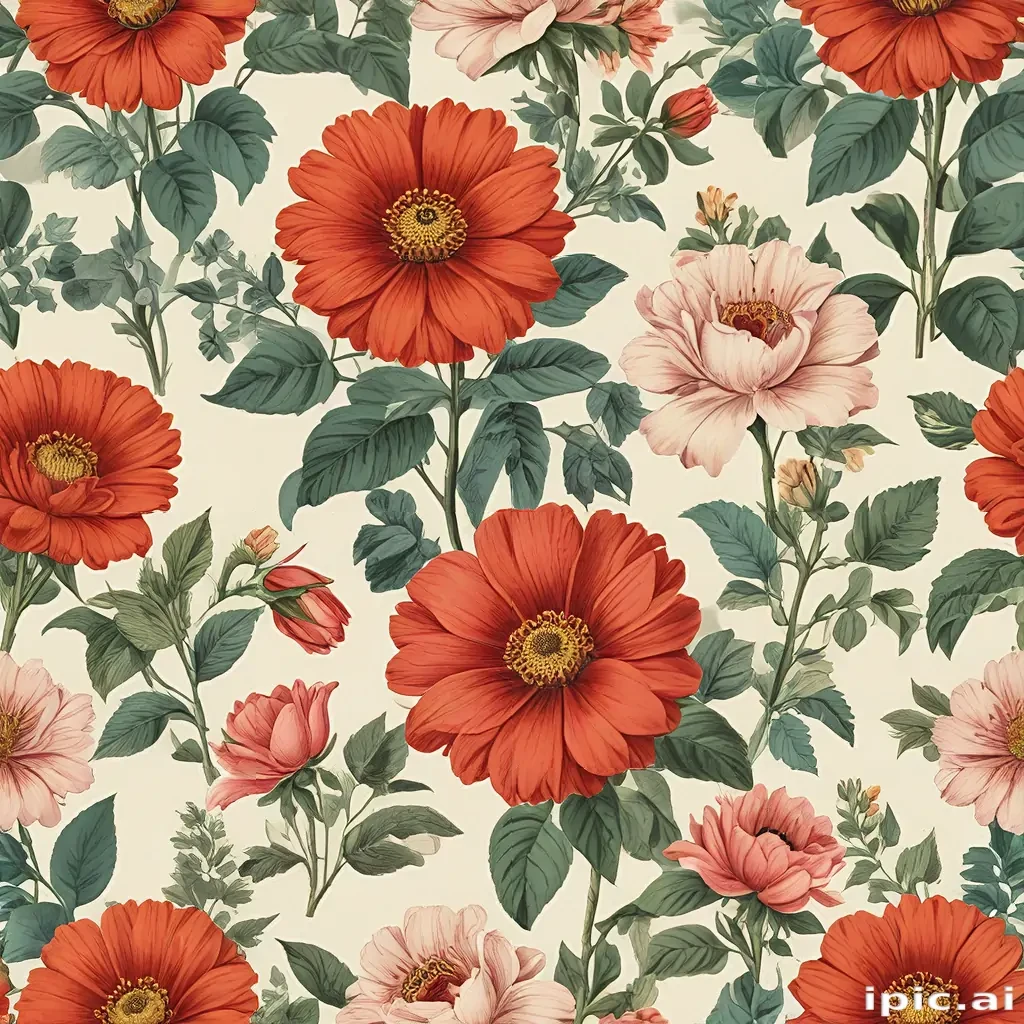 vintage flower illustration