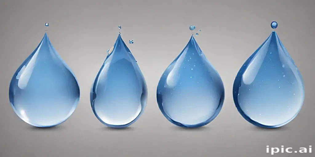 water droplets clipart