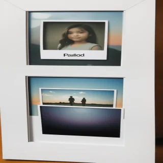 polaroid frame transparent