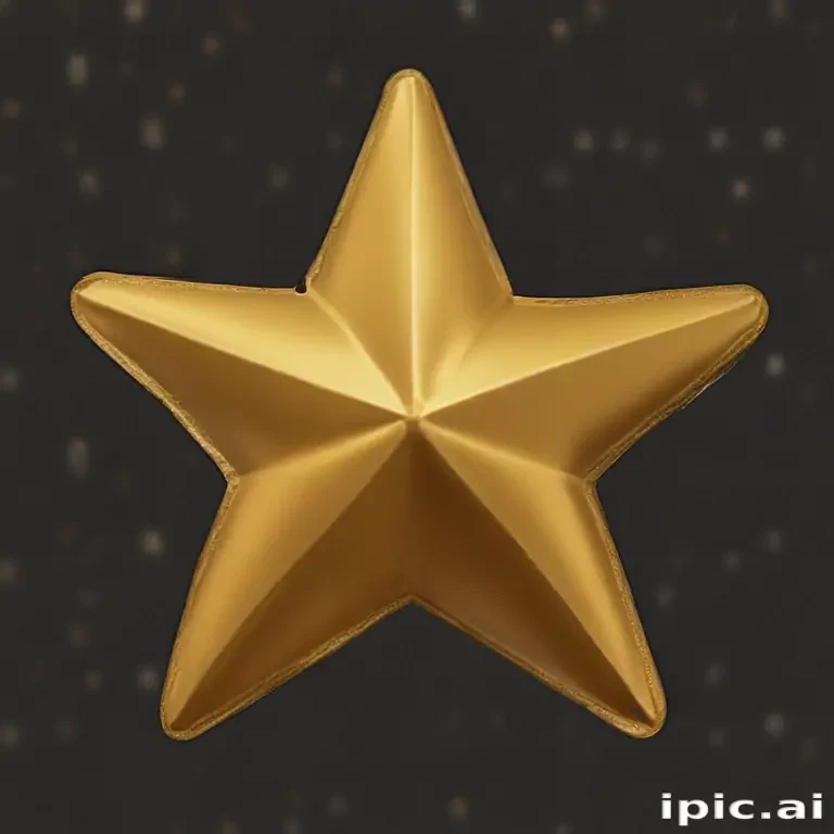 gold star sticker png
