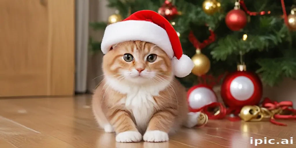 christmas images cats
