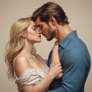 couples drawing poses